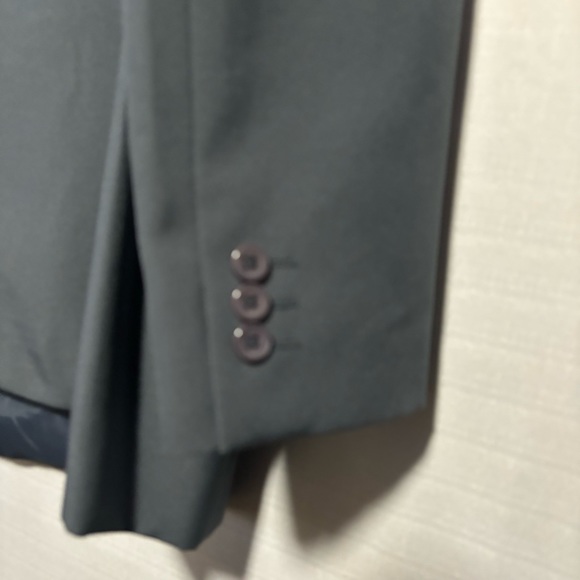 MNY Designed in Italy Collezioni Gray Double Breasted Suit Jacket Blazer 50L EUC - Picture 6 of 12